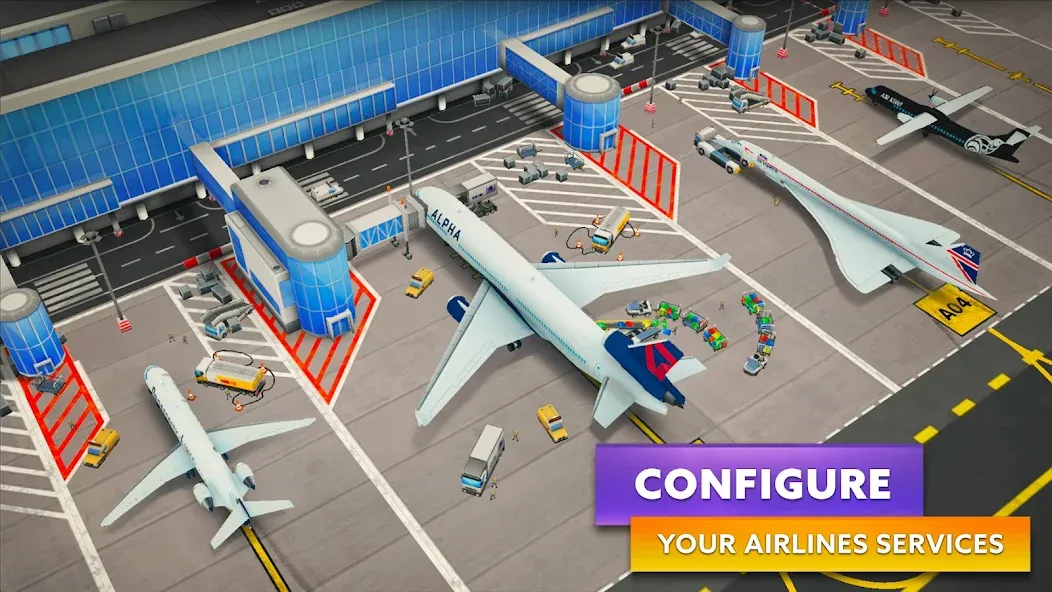 Airport Simulator: Tycoon Inc. (Эйрпорт Симулятор)  [МОД Unlimited Money] Screenshot 3