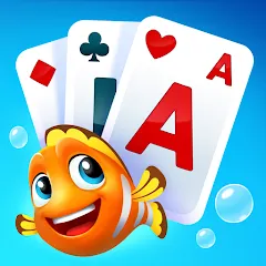 Взломанная Fishdom Solitaire (Фишдом Солитер)  [МОД Menu] - последняя версия apk на Андроид