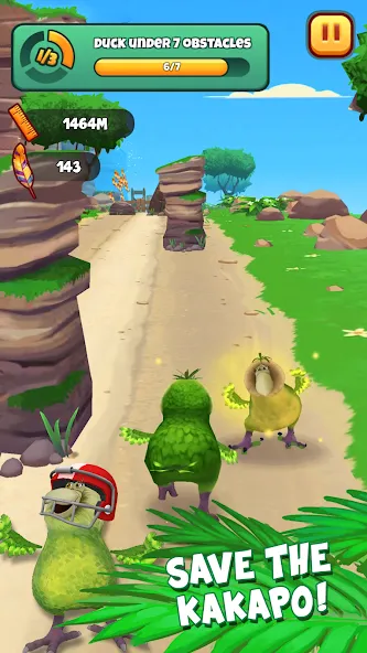 Kakapo Run: Animal Rescue Game (Какапо Ран)  [МОД Все открыто] Screenshot 3