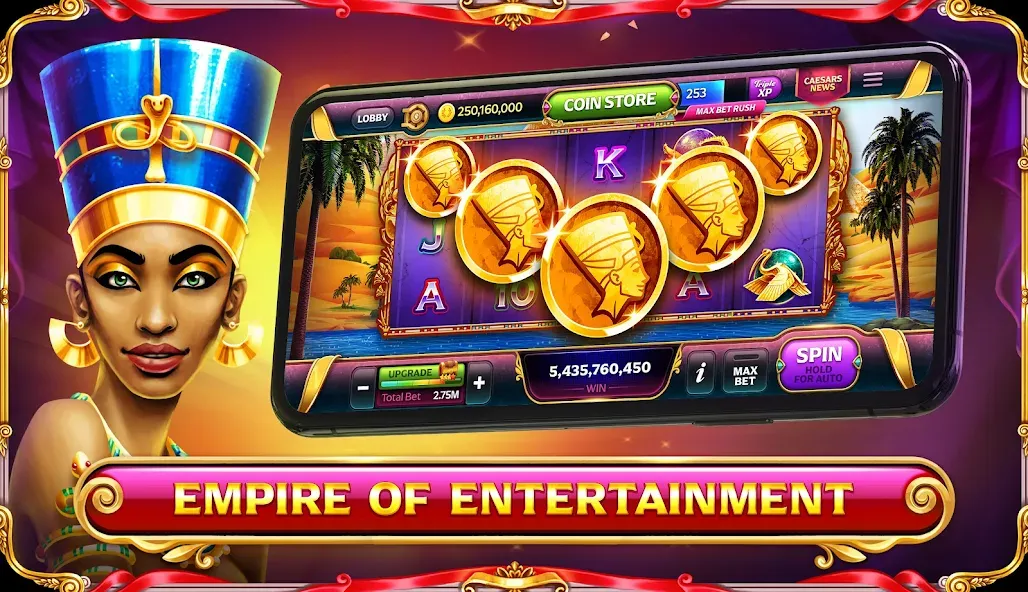 Caesars Slots: Casino Games (Сизарс Слотс)  [МОД Много денег] Screenshot 5