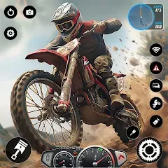 Скачать взломанную Motocross MX Dirt Bike Games  [МОД Все открыто] - стабильная версия apk на Андроид