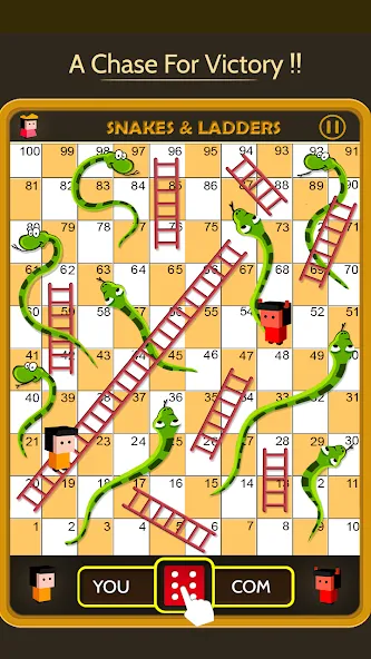 Snakes & Ladders: Online Dice!  [МОД Бесконечные монеты] Screenshot 2