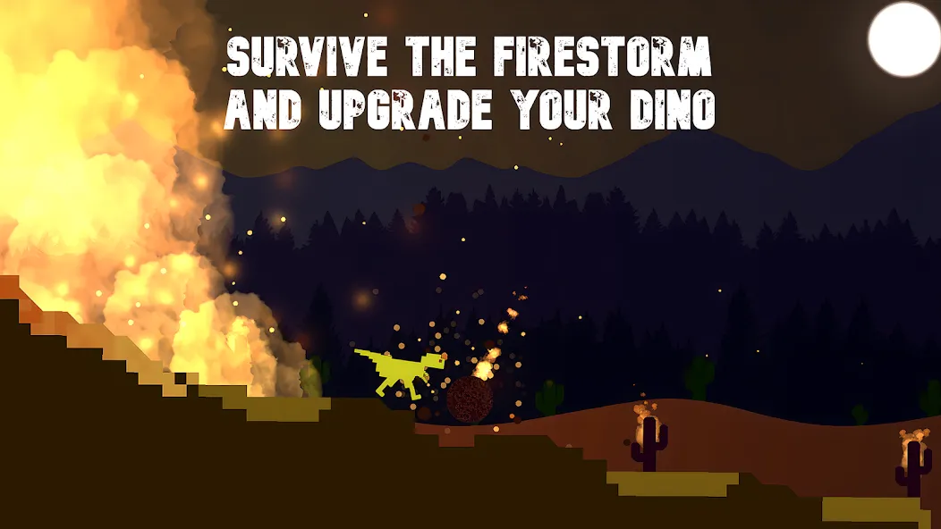 Dino Run Survival (Дино Ран Сурвайвал)  [МОД Меню] Screenshot 1