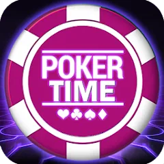 Скачать взлом Poker Time- Pulsa Texas Holdem (Покер Тайм)  [МОД Бесконечные монеты] - полная версия apk на Андроид