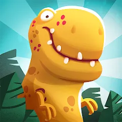 Взломанная Dino Bash: Dinosaur Battle (Дино Баш)  [МОД Бесконечные монеты] - полная версия apk на Андроид