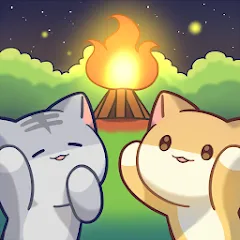 Скачать взлом Cat Forest - Healing Camp  [МОД Unlimited Money] - стабильная версия apk на Андроид