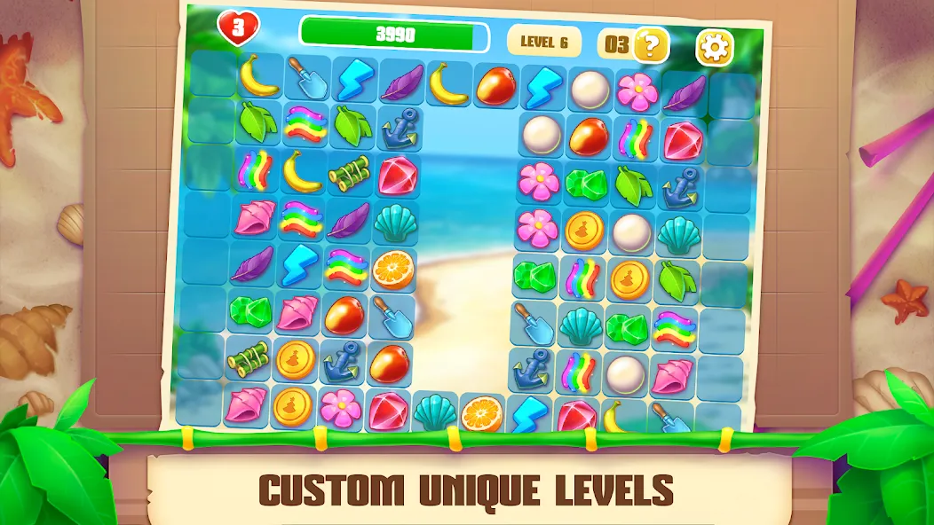 Onet Paradise: connect 2 tiles (Онет Парадайз)  [МОД Много монет] Screenshot 5