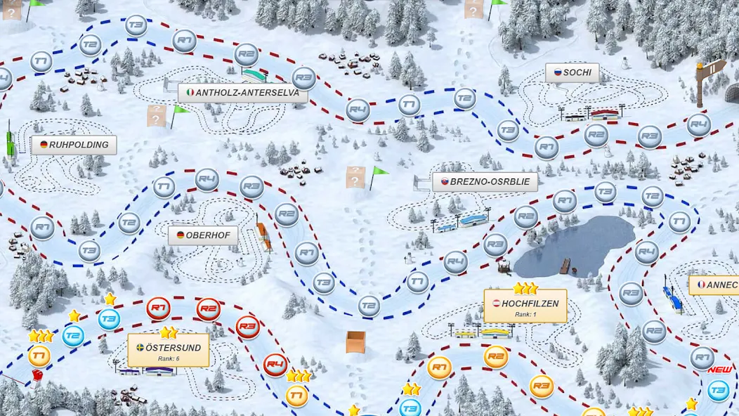 Biathlon Mania (Биатлон Мания)  [МОД Unlimited Money] Screenshot 4