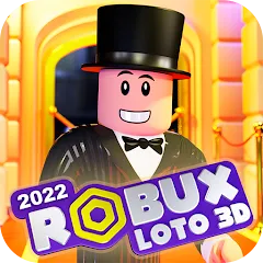 Скачать взломанную Robux Loto 3D Pro (Робукс Лото 3D Про)  [МОД Бесконечные деньги] - стабильная версия apk на Андроид