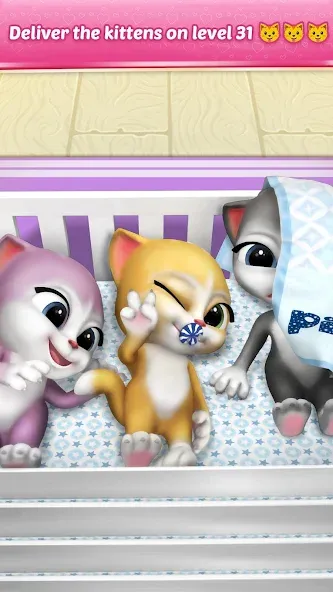 Pregnant Talking Cat Emma  [МОД Unlimited Money] Screenshot 2