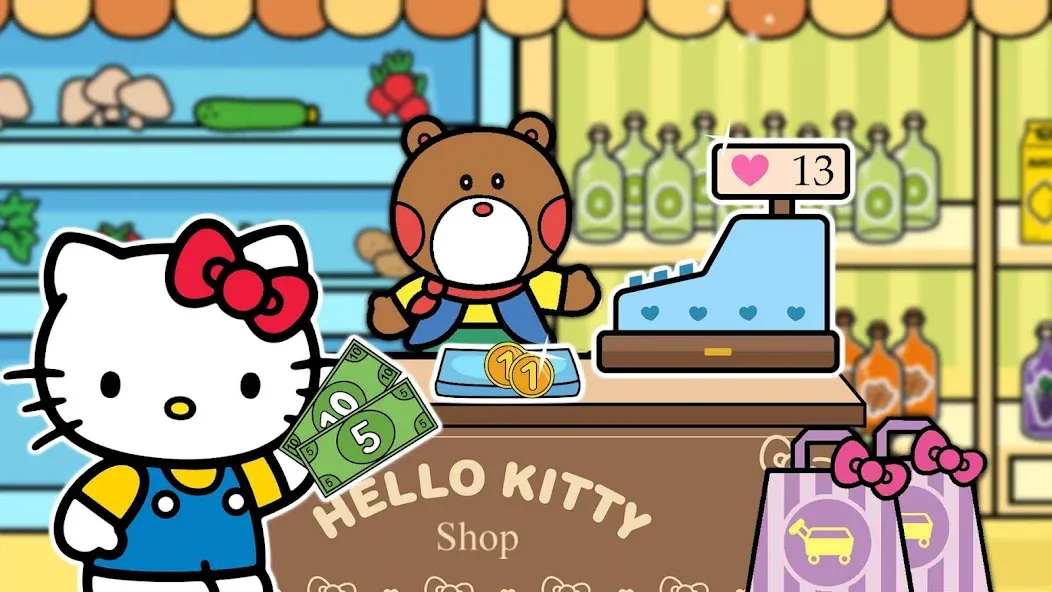 Hello Kitty: Kids Supermarket (Хеллоу Китти)  [МОД Menu] Screenshot 3