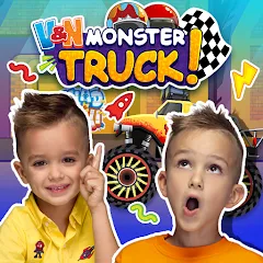 Скачать взломанную Monster Truck Vlad & Niki  [МОД Menu] - стабильная версия apk на Андроид