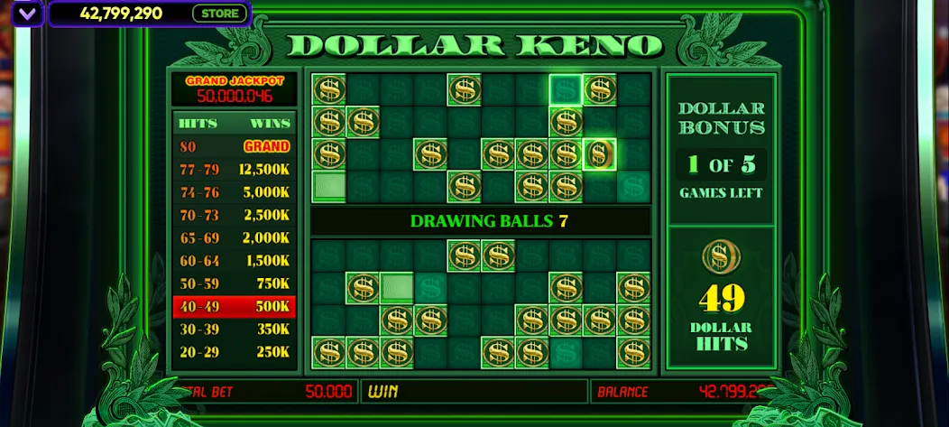 Vegas Keno (Вегас Кено)  [МОД Много денег] Screenshot 3