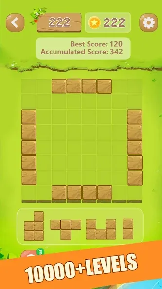 Puzzle Green Blocks (Пазл Зеленые Блоки)  [МОД Бесконечные деньги] Screenshot 2