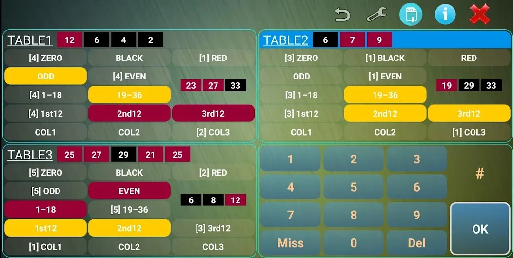 Roulette Counter Multi Tables  [МОД Меню] Screenshot 1