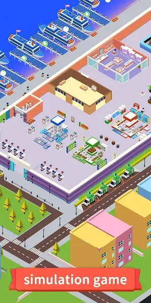 Idle Seafood Market -Tycoon (Айдл Сифуд Маркет)  [МОД Бесконечные монеты] Screenshot 1