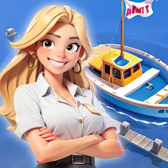 Скачать взломанную Idle Seafood Market -Tycoon (Айдл Сифуд Маркет)  [МОД Бесконечные монеты] - стабильная версия apk на Андроид