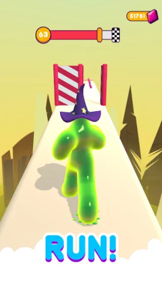 Blob Runner 3D (Блоб Раннер 3Д)  [МОД Unlocked] Screenshot 1