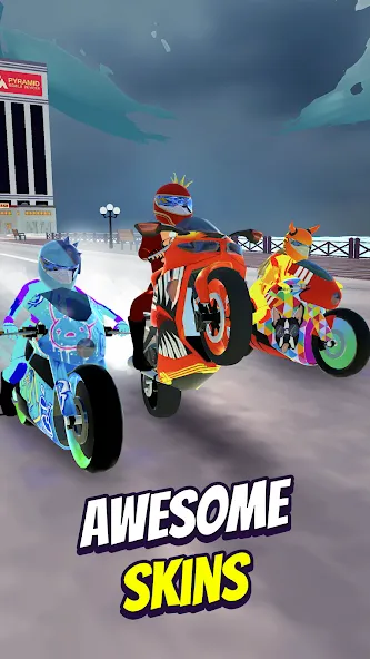 Wild Wheels: Bike Racing (Уайлд Вилз)  [МОД Меню] Screenshot 3