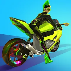 Скачать взлом Wild Wheels: Bike Racing (Уайлд Вилз)  [МОД Меню] - последняя версия apk на Андроид