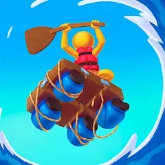 Скачать взлом Raft Racing (ДИУАфтинг)  [МОД Бесконечные монеты] - полная версия apk на Андроид