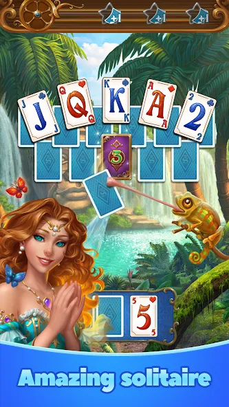 Magic Story of Solitaire Cards  [МОД Бесконечные деньги] Screenshot 1