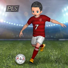 Скачать взломанную Pro League Soccer (Про лига футбола)  [МОД Unlocked] - стабильная версия apk на Андроид