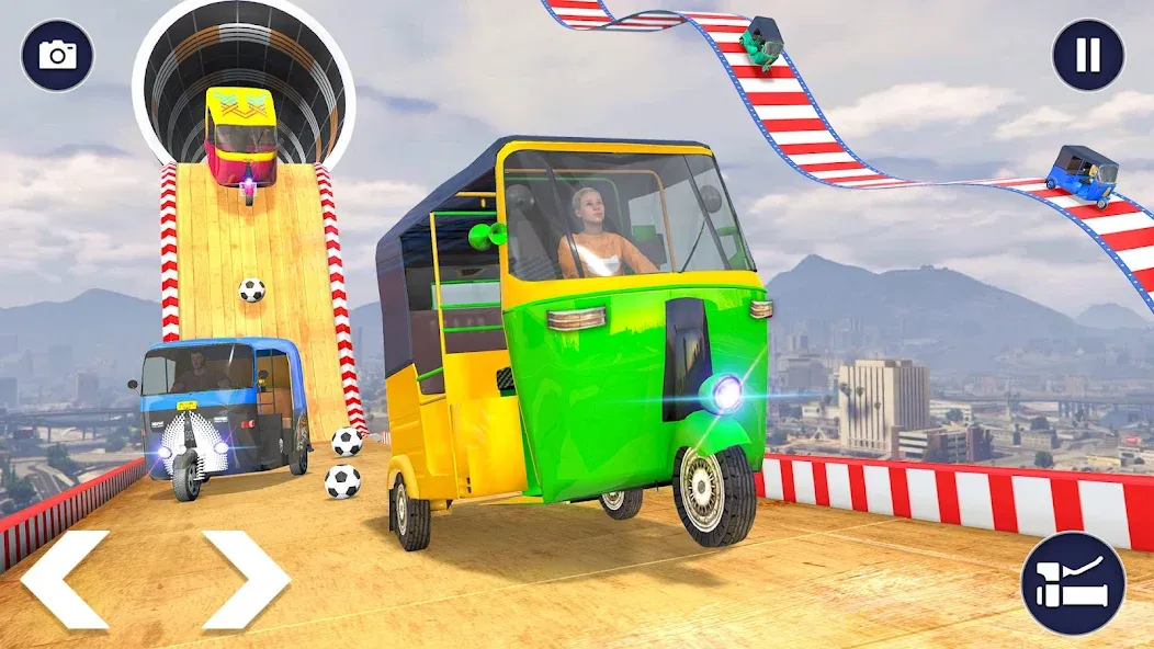 Tuk Tuk Auto Rickshaw Games 3D (Тук Тук Автомобильные рикши игры 3D)  [МОД Unlocked] Screenshot 2