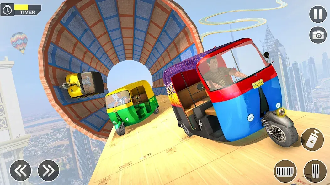 Tuk Tuk Auto Rickshaw Games 3D (Тук Тук Автомобильные рикши игры 3D)  [МОД Unlocked] Screenshot 4