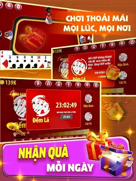 Tiến Lên Đếm Lá - Tien Len  [МОД Много денег] Screenshot 3