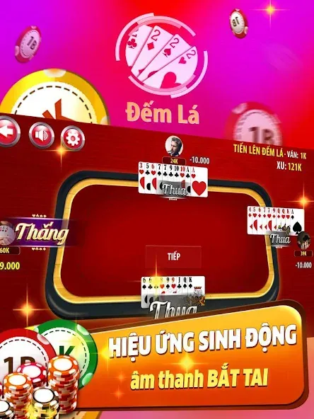 Tiến Lên Đếm Lá - Tien Len  [МОД Много денег] Screenshot 4