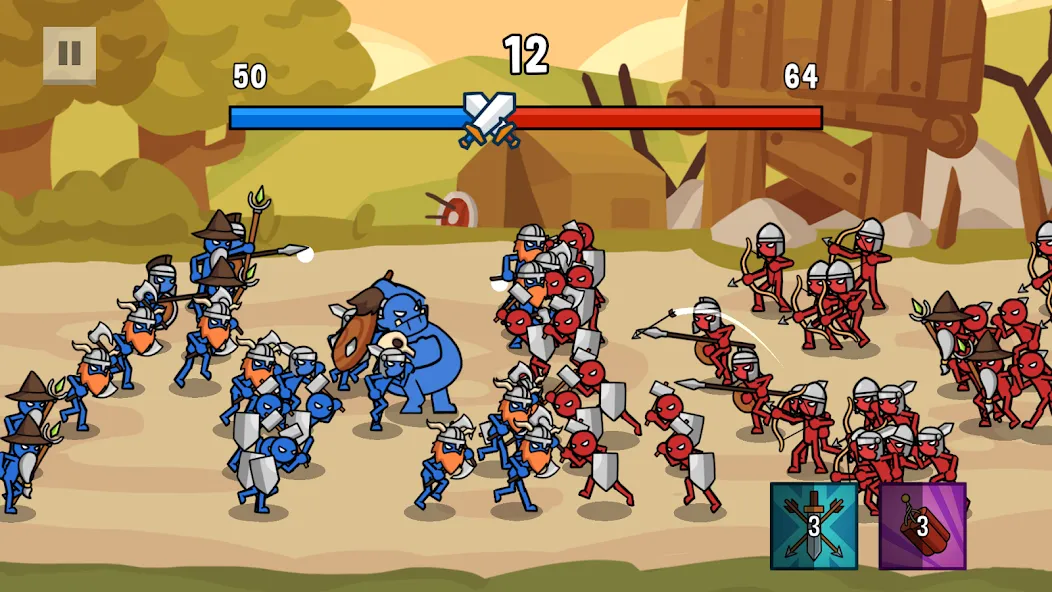 Stick Battle: War of Legions (Стик битва)  [МОД Меню] Screenshot 1