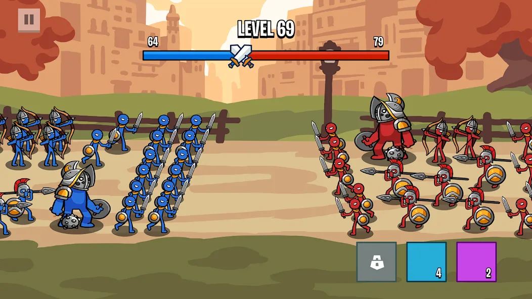 Stick Battle: War of Legions (Стик битва)  [МОД Меню] Screenshot 2