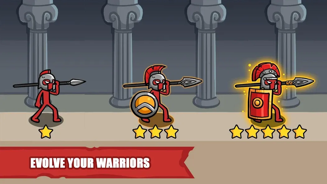 Stick Battle: War of Legions (Стик битва)  [МОД Меню] Screenshot 3