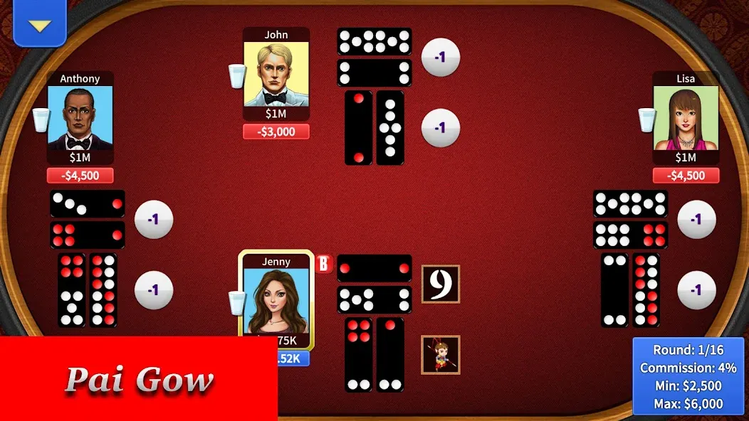 Pai Gow Online - KK Paigow 2 (Пай Гоу Онлайн)  [МОД Unlimited Money] Screenshot 4