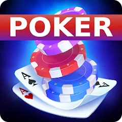 Взломанная Poker Offline: Texas Holdem  [МОД Бесконечные монеты] - стабильная версия apk на Андроид