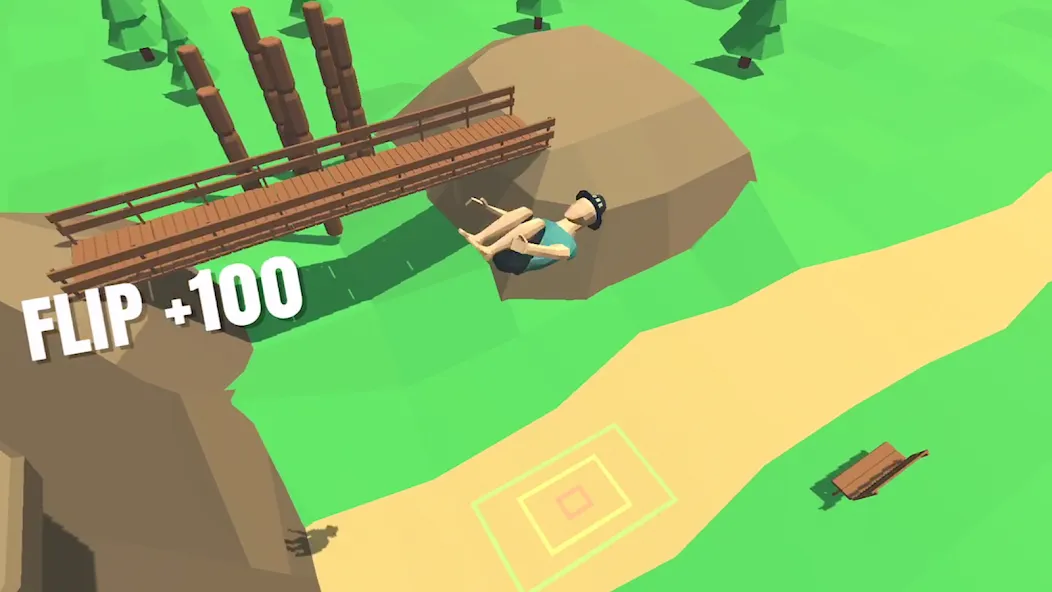 Flip Trickster - Parkour Simul (Флип Трикстер)  [МОД Много денег] Screenshot 1