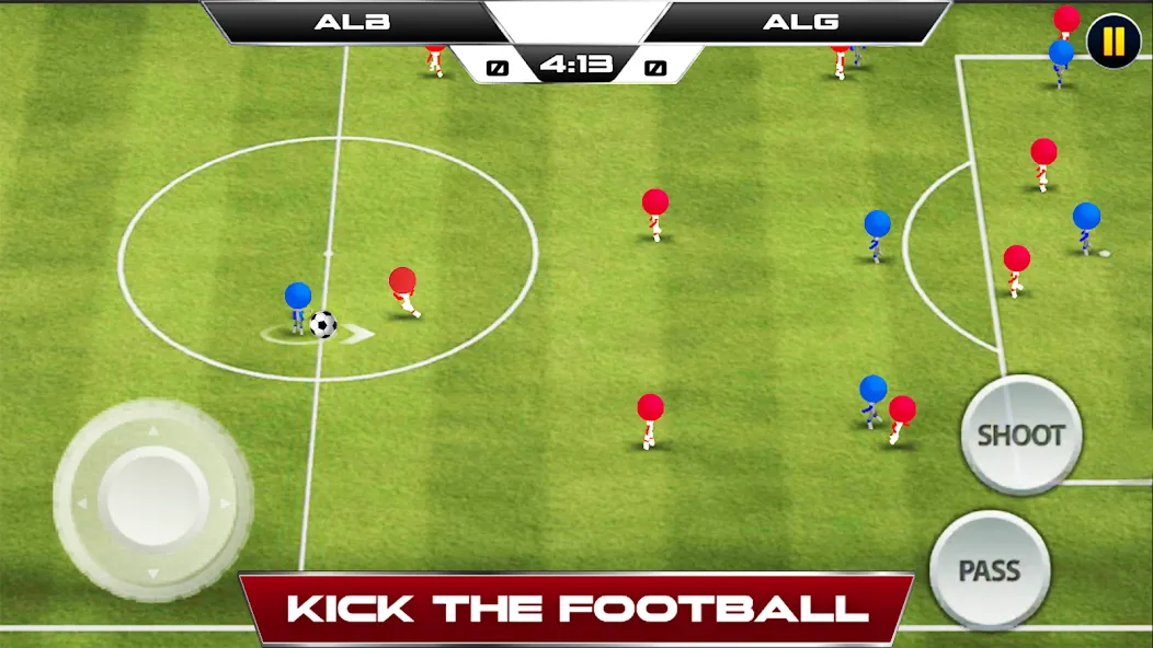 Stickman Soccer Football Game  [МОД Бесконечные деньги] Screenshot 4