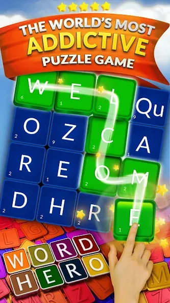 WordHero : word finding game (ВордХиро)  [МОД Menu] Screenshot 1