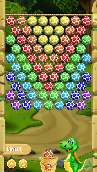 Shoot Dinosaur Eggs  [МОД Бесконечные монеты] Screenshot 1