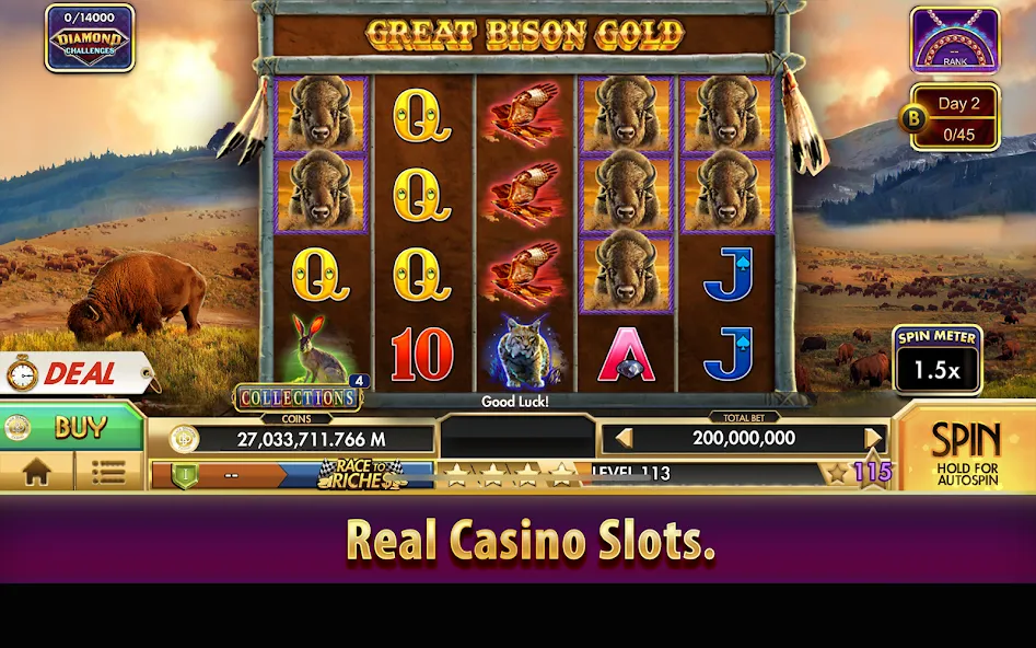 Black Diamond Casino Slots (СЛОТЫ)  [МОД Бесконечные монеты] Screenshot 3