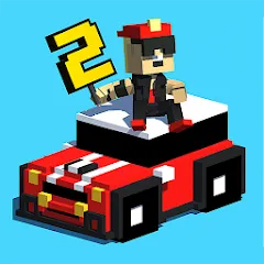 Взлом Smashy Road: Wanted 2 (Смэши Роуд)  [МОД Mega Pack] - стабильная версия apk на Андроид