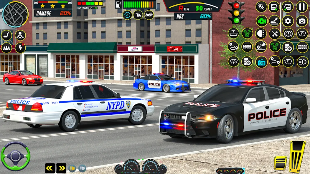 US Police Car Parking - King  [МОД Меню] Screenshot 3