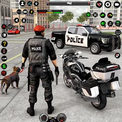 Взлом US Police Car Parking - King  [МОД Меню] - стабильная версия apk на Андроид