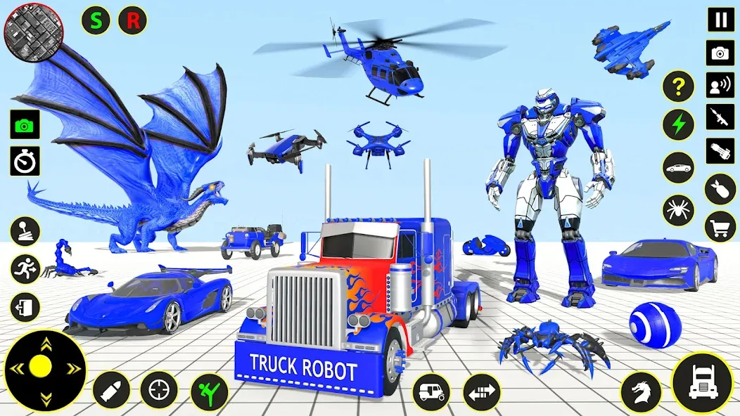 Truck Game - Car Robot Games  [МОД Unlimited Money] Screenshot 1