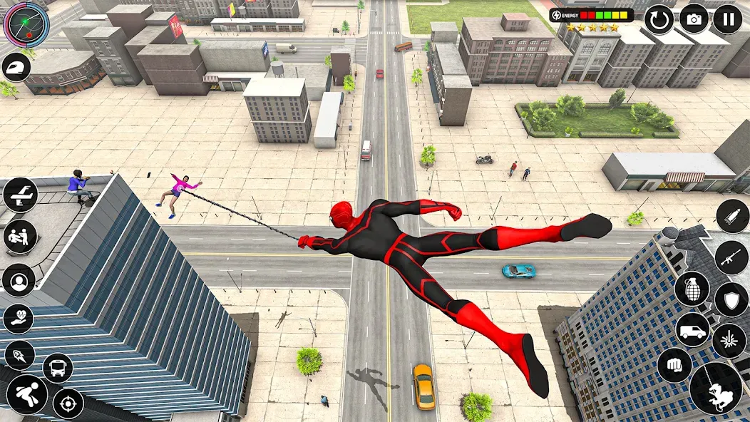 Spider Rope Games - Crime Hero  [МОД Бесконечные деньги] Screenshot 4