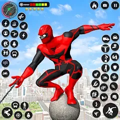 Взломанная Spider Rope Games - Crime Hero  [МОД Бесконечные деньги] - полная версия apk на Андроид