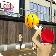 Скачать взломанную School Basket (Школьная корзина)  [МОД Mega Pack] - полная версия apk на Андроид