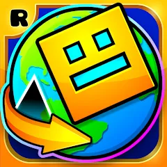 Взломанная Geometry Dash World (Геометри Дэш Ворлд)  [МОД Бесконечные деньги] - последняя версия apk на Андроид