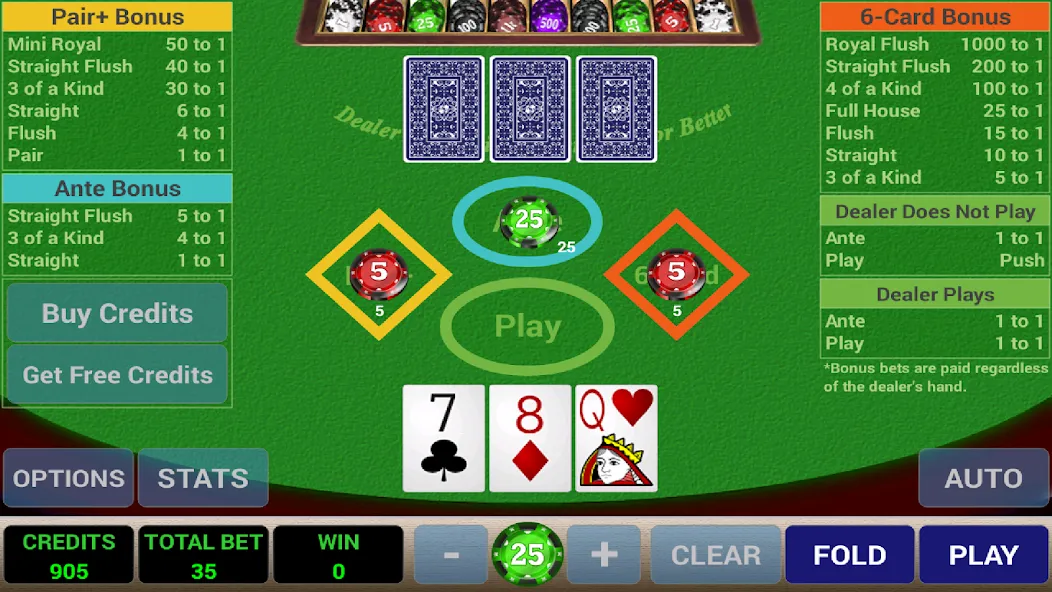 Ace 3-Card Poker (эйс 3)  [МОД Много денег] Screenshot 2